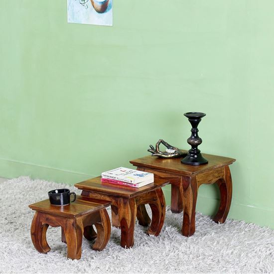 Buy Obira Opium Stool Set 3 Pcs Online in India | The Home Dekor