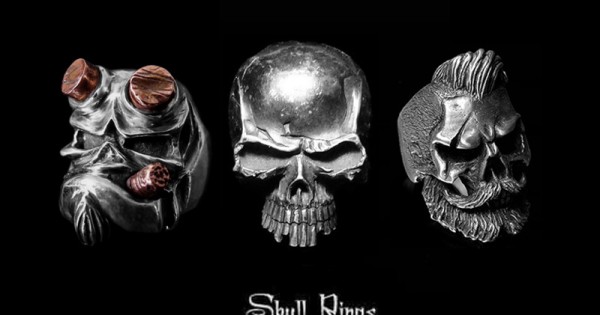 Skull rings | Skull rings for men | skull jewelry | Mens skull rings | skull rings for women | Silver skull rings